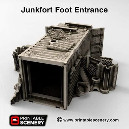 Junkfort Foot Entrance - Apocalyptic Terrain