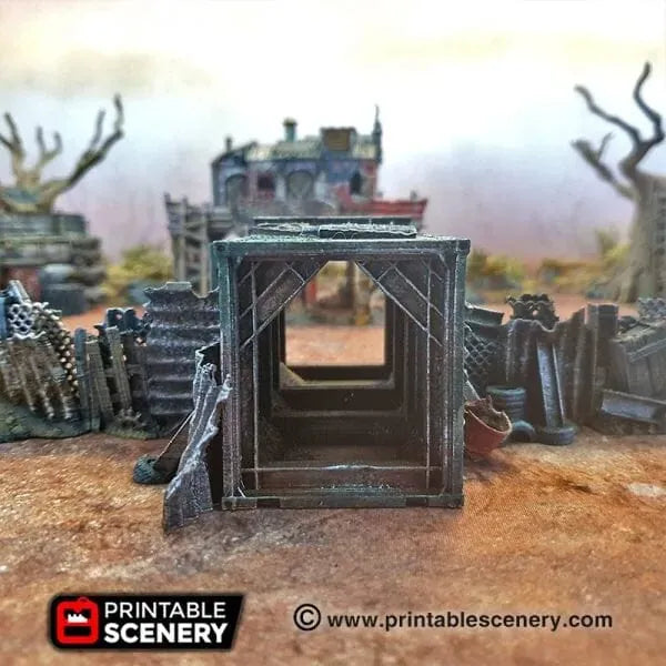 Junkfort Foot Entrance - Apocalyptic Terrain