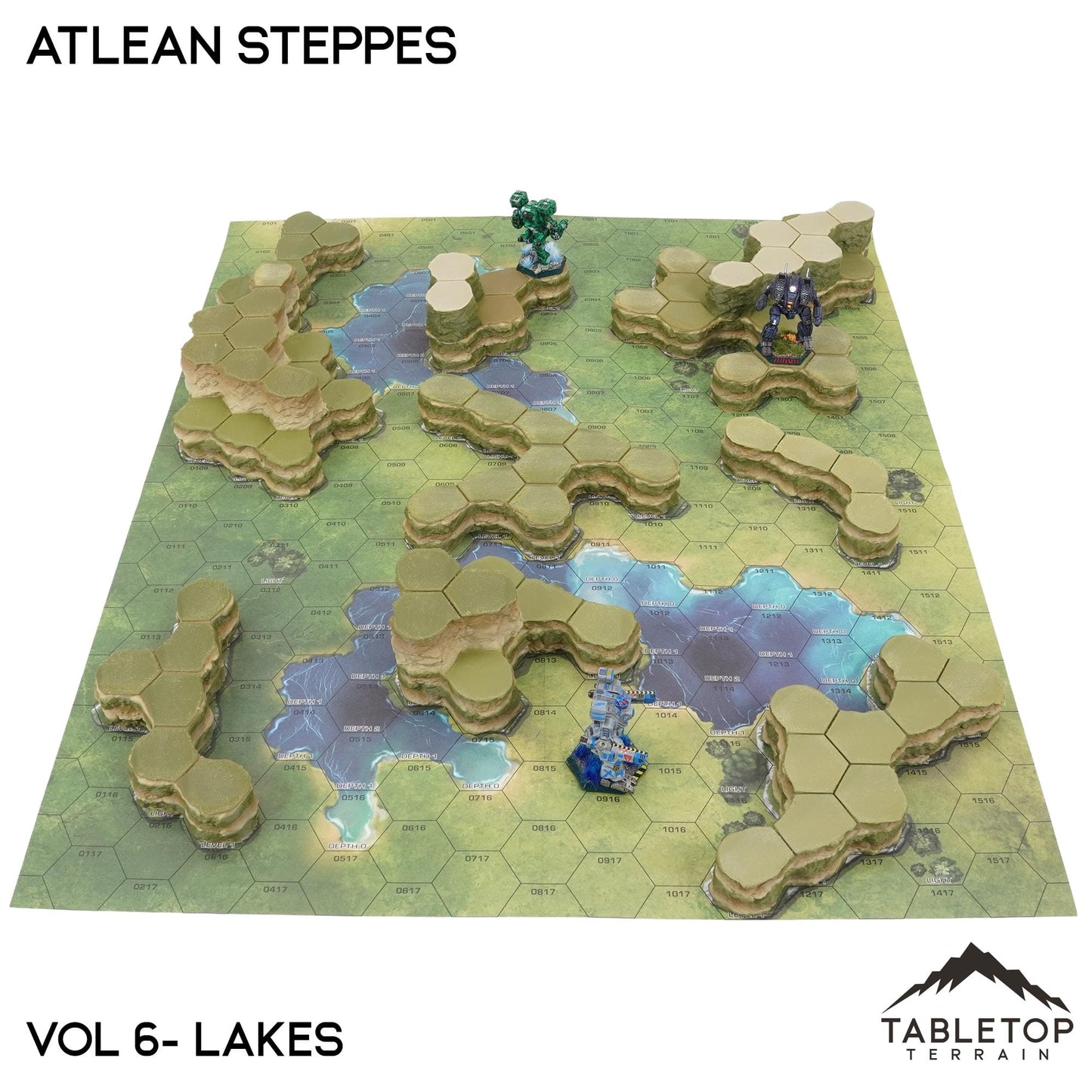 Lakes Compatible Map Hill Sets - Atlean Steppes