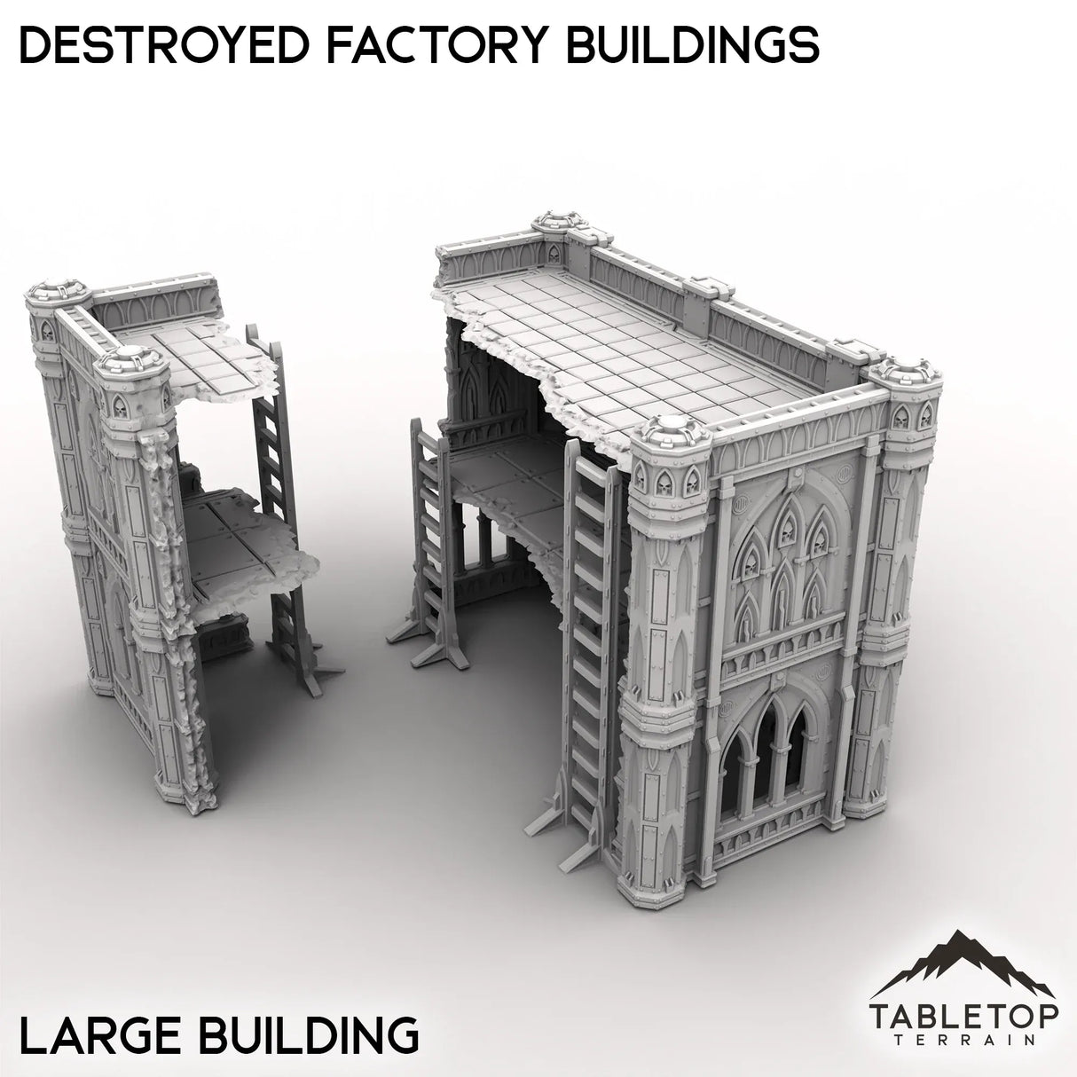 Destroyed Factory Buildings