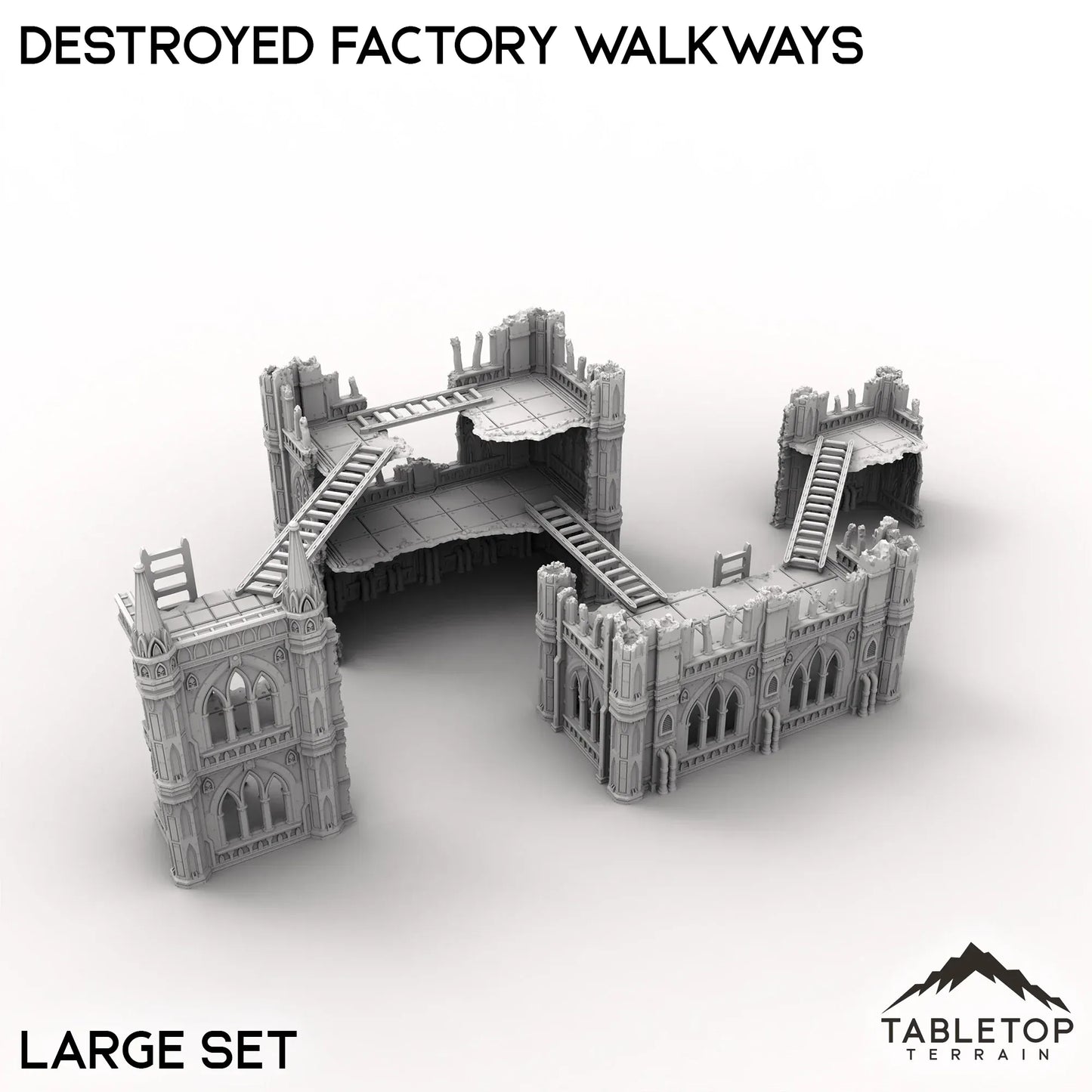 Destroyed Factory Walkways