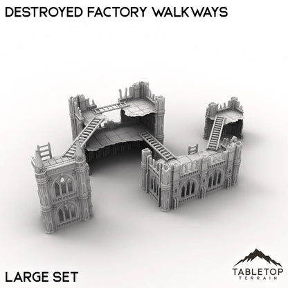 Destroyed Factory Walkways
