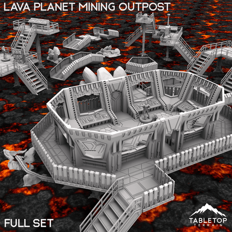 Lava Planet Mining Outpost