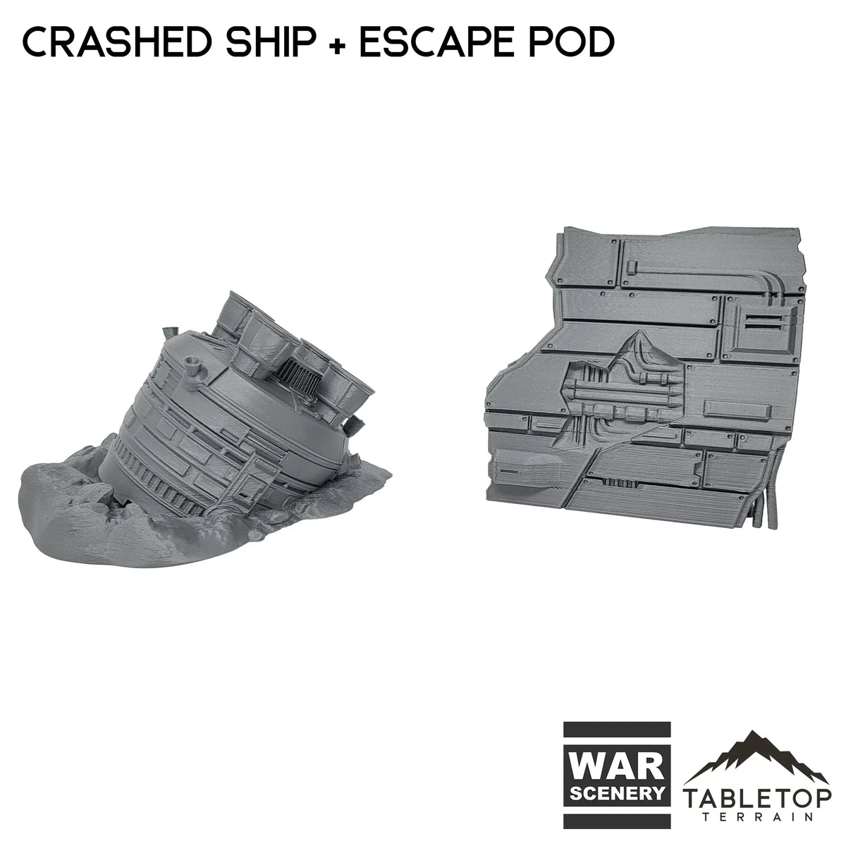 Massa'Dun Crashed Ship + Escape Pod