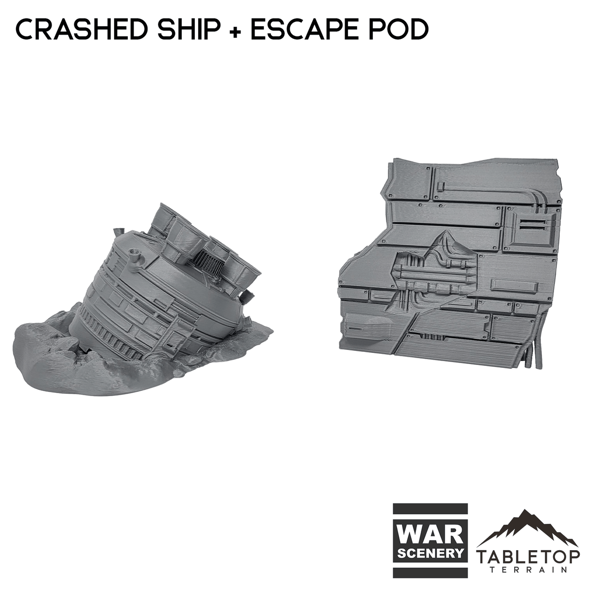Massa'Dun Crashed Ship + Escape Pod