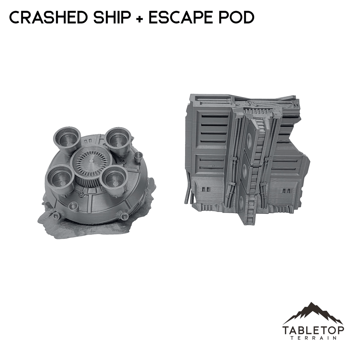 Massa'Dun Crashed Ship + Escape Pod