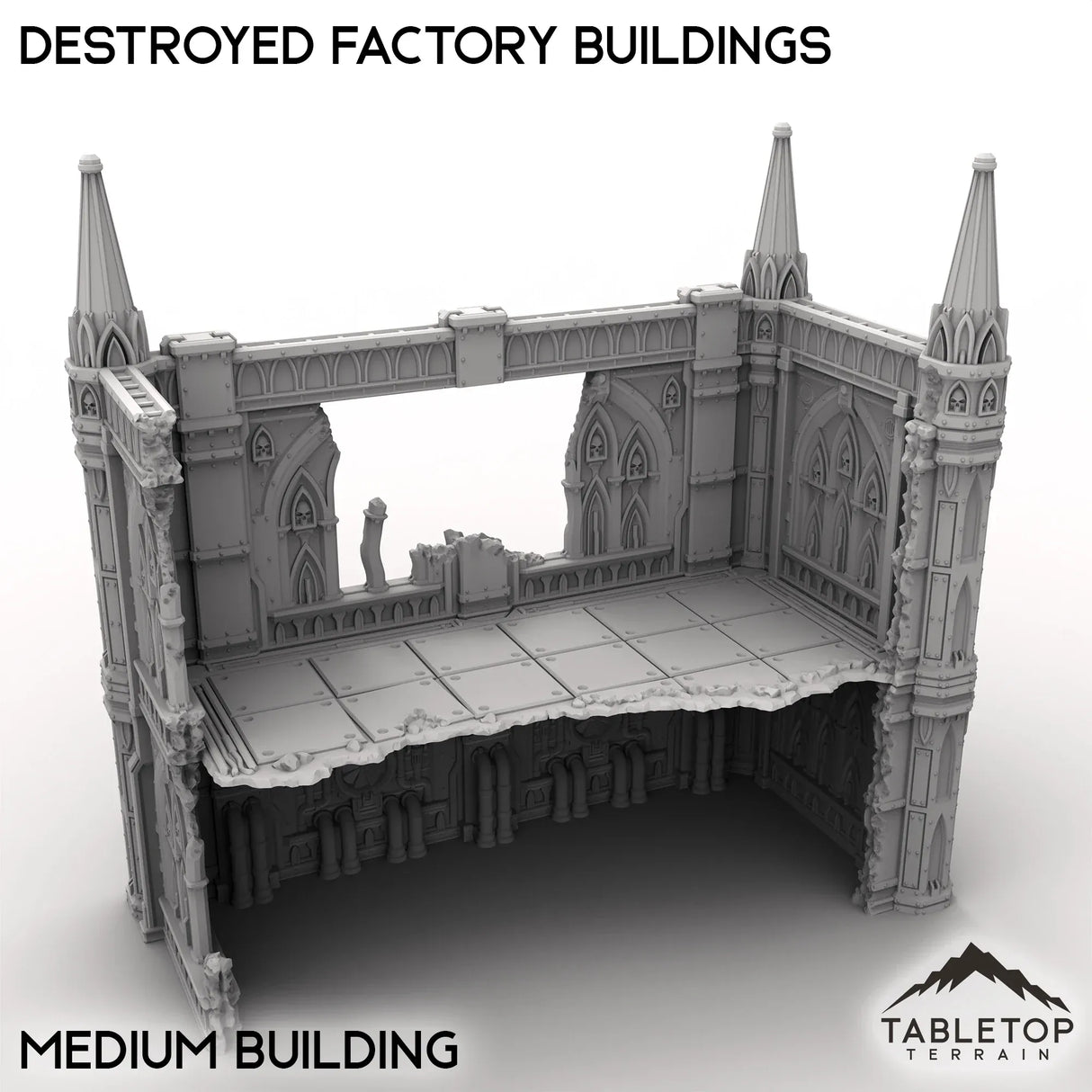 Destroyed Factory Buildings