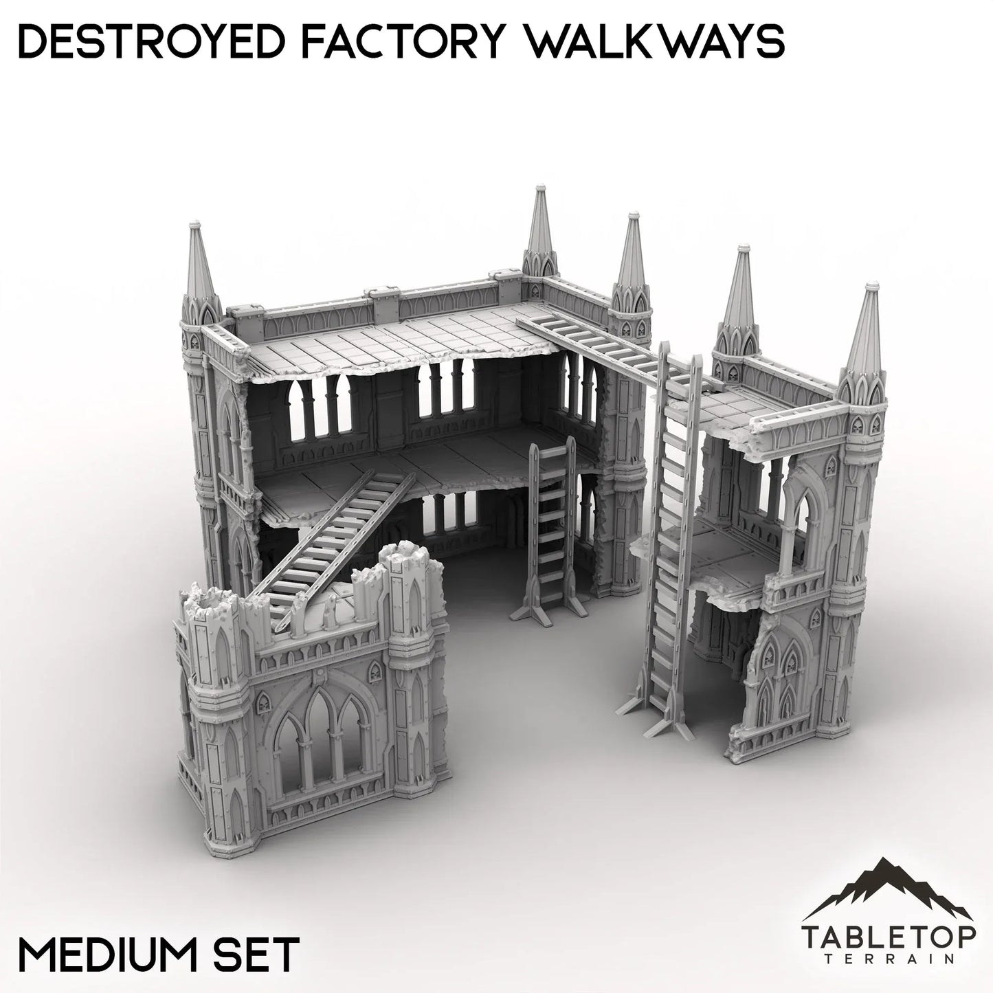Destroyed Factory Walkways