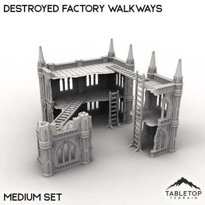 Destroyed Factory Walkways