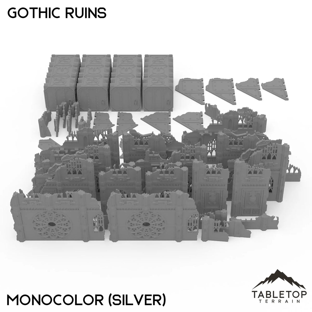 11e Gothic Ruins Foldable Tournament Terrain