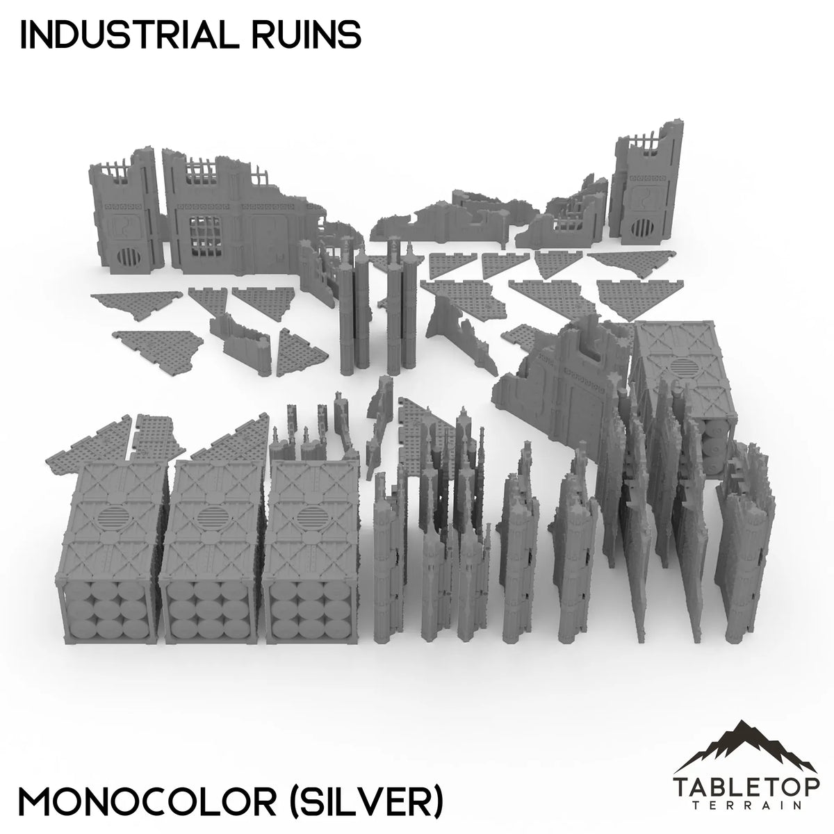 11e Industrial Ruins Foldable Tournament Terrain