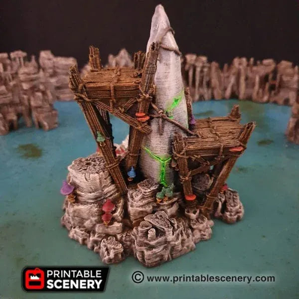 Moon Shrine - Fantasy Terrain