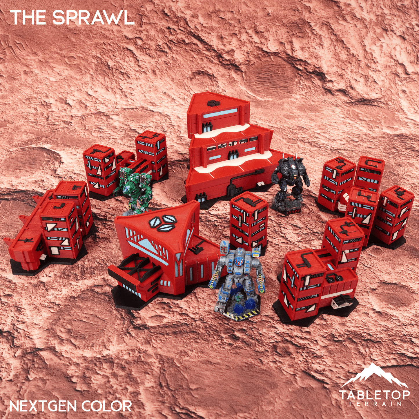 HEXTECH The Sprawl Trinity City - 6mm