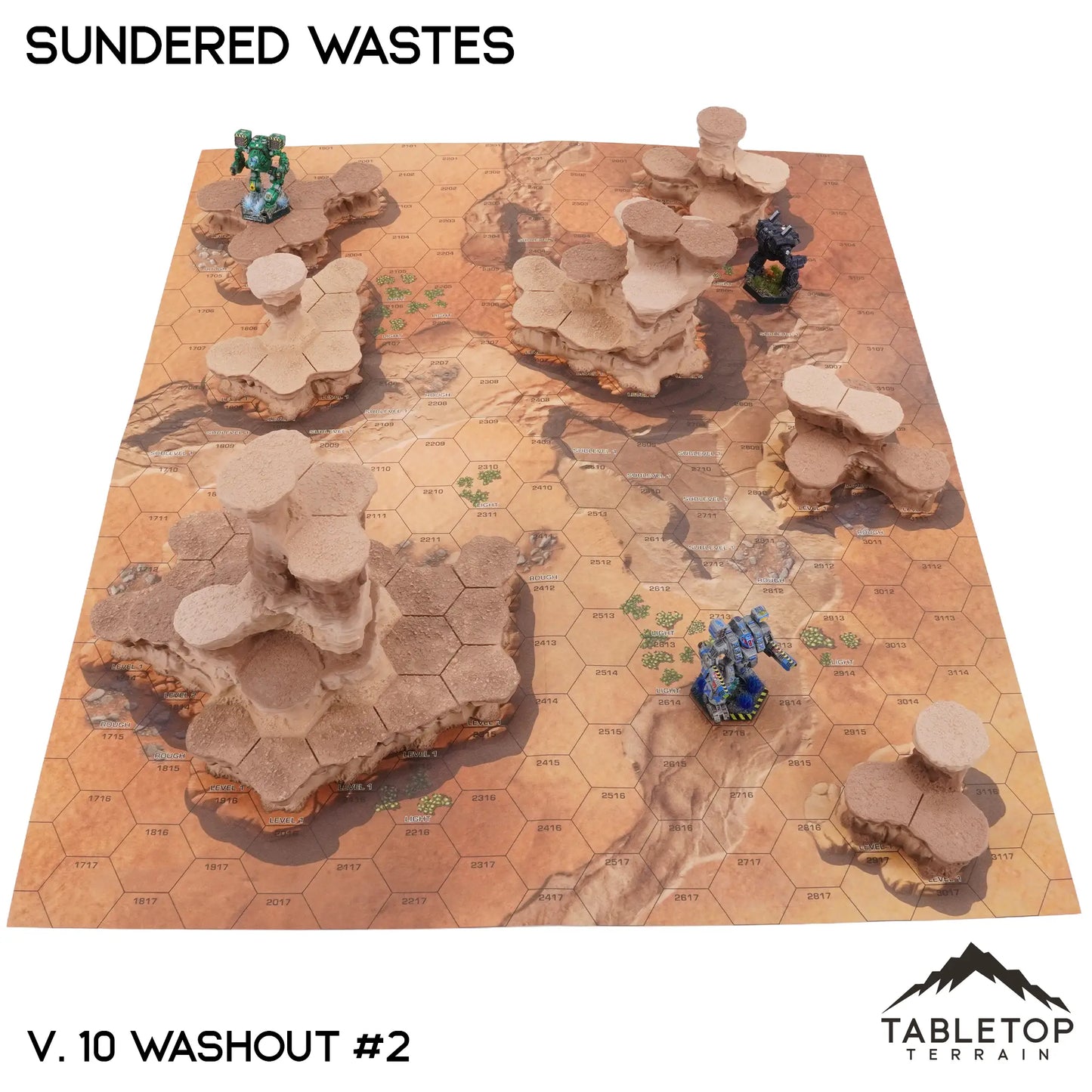 HEXTECH Sundered Wastes Map Hill Sets - 6mm