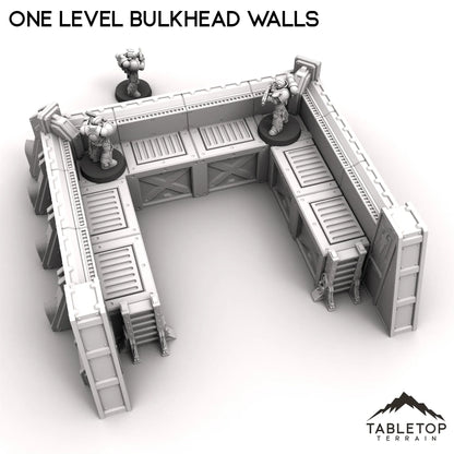 One Level Bulkhead Walls