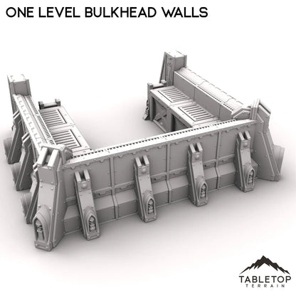 One Level Bulkhead Walls