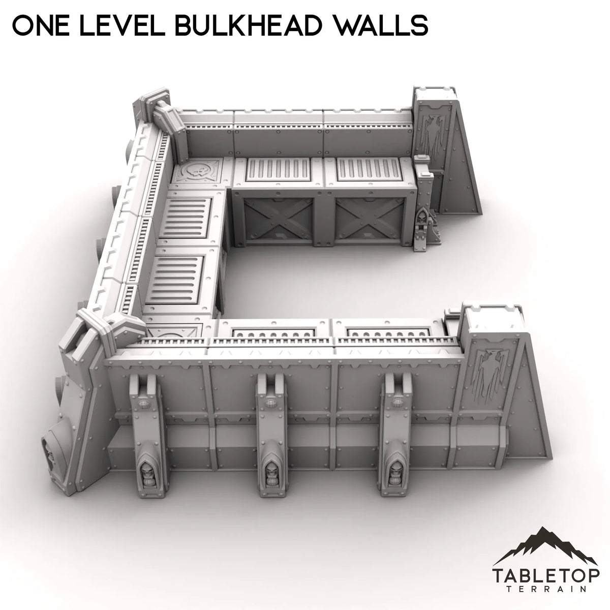One Level Bulkhead Walls