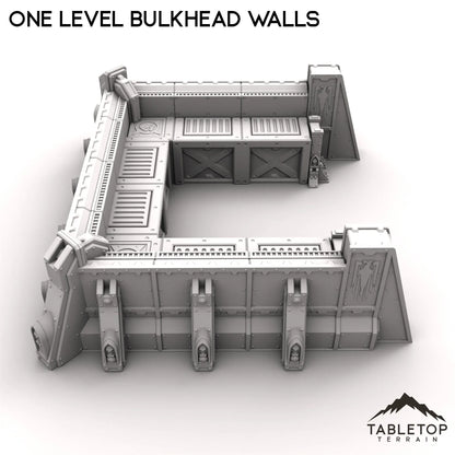 One Level Bulkhead Walls