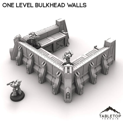 One Level Bulkhead Walls