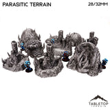 Parasitic Terrain Clusters