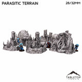 Parasitic Terrain Clusters