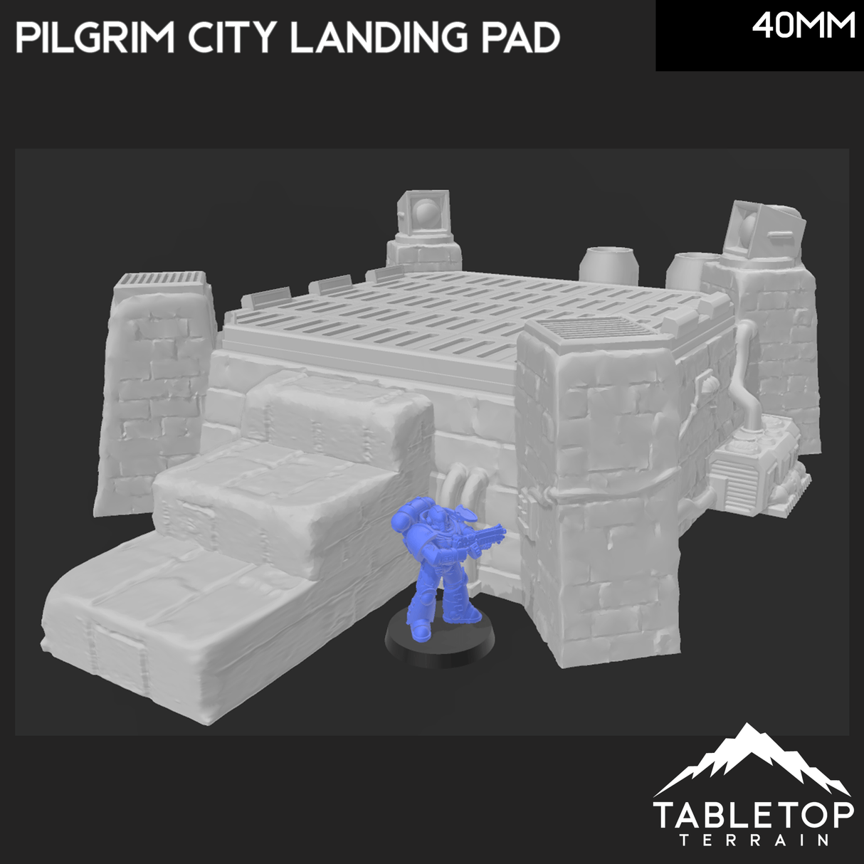 Pilgrim City Landing Pad - Star Wars Legion Shatterpoint Terrain