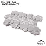 HEXTECH Rivers and Lakes Terrain Tiles - 6mm