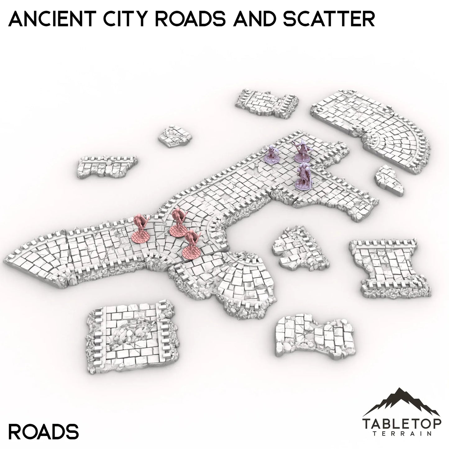 Ancient City Roads and Scatter