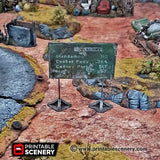 Ruined Billboards and Signs - Apocalyptic Terrain