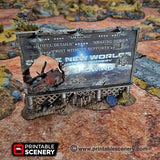 Ruined Billboards and Signs - Apocalyptic Terrain