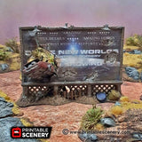 Ruined Billboards and Signs - Apocalyptic Terrain