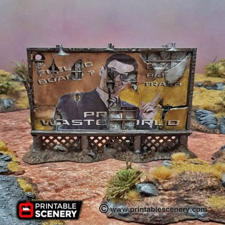 Ruined Billboards and Signs - Apocalyptic Terrain