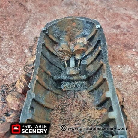 Ruined Boat - Apocalyptic Terrain