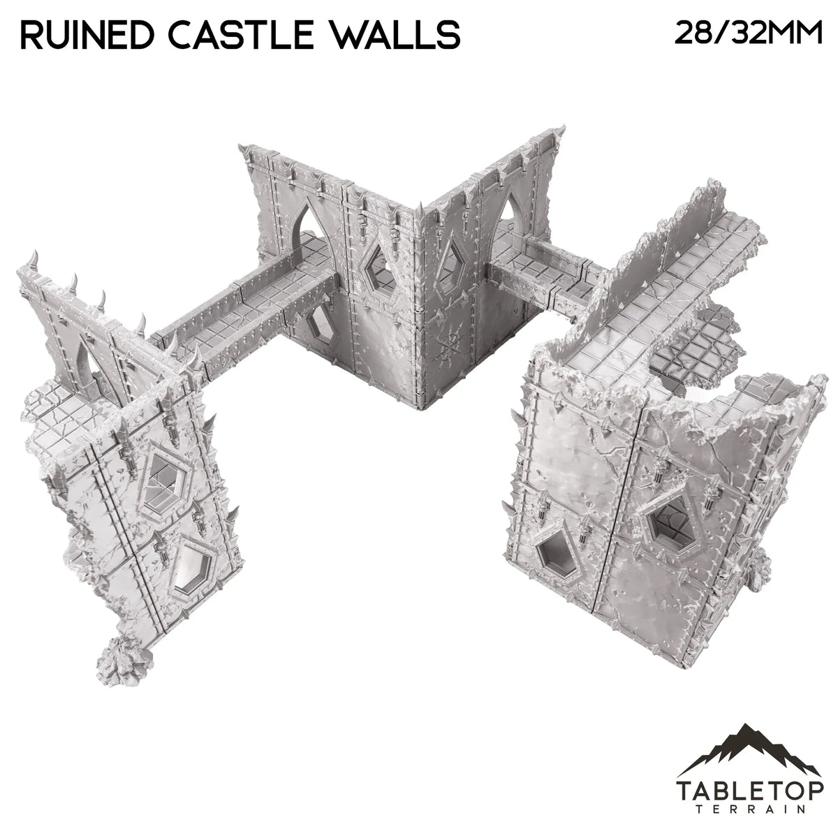 Ruined Castle Walls - Demon Gate