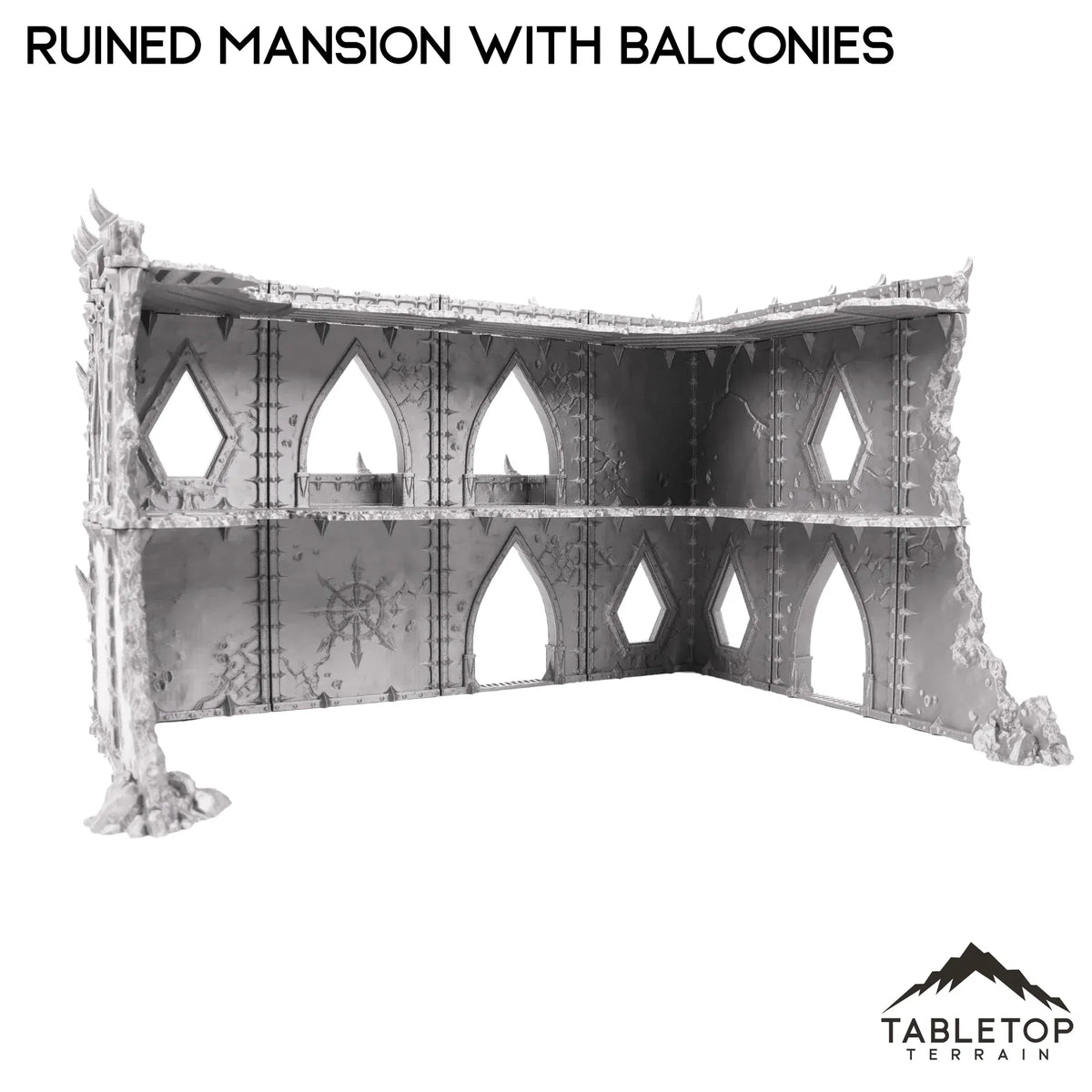 Ruined Mansion with Balconies - Demon Gate