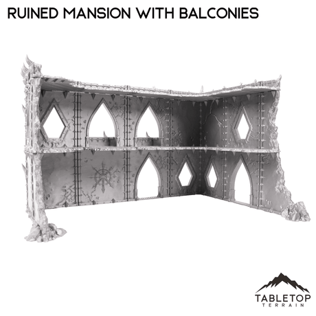 Ruined Mansion with Balconies - Demon Gate