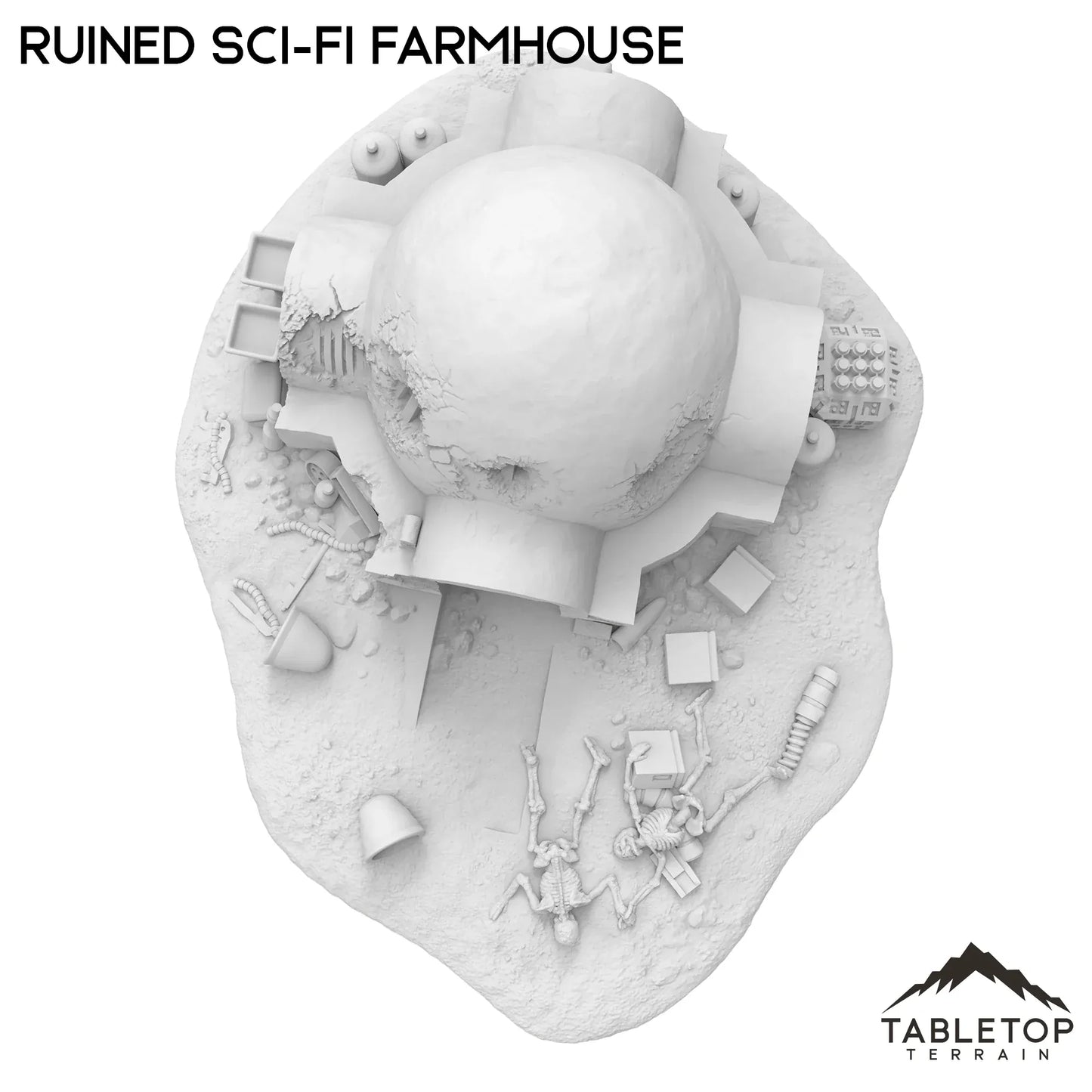 Ruined Sci-Fi Farmhouse