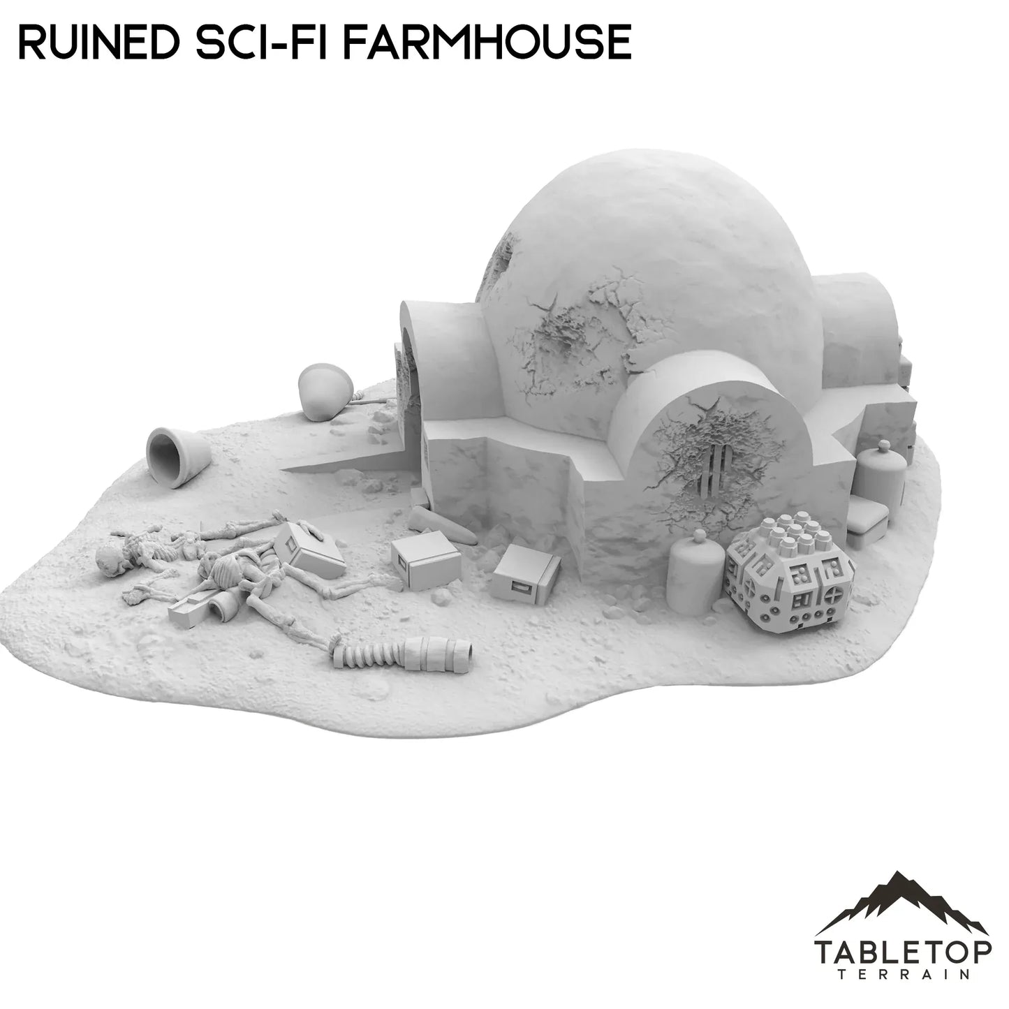 Ruined Sci-Fi Farmhouse