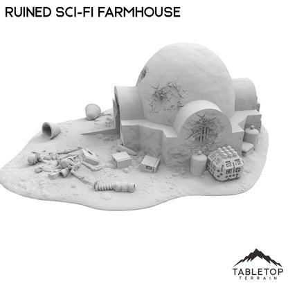 Ruined Sci-Fi Farmhouse
