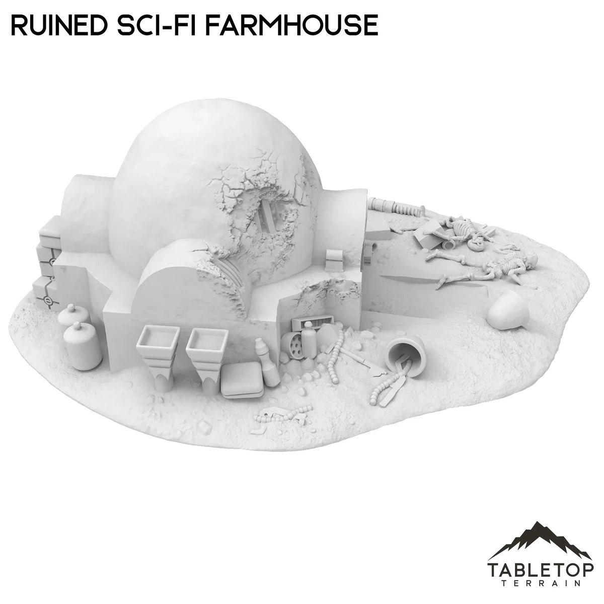 Ruined Sci-Fi Farmhouse