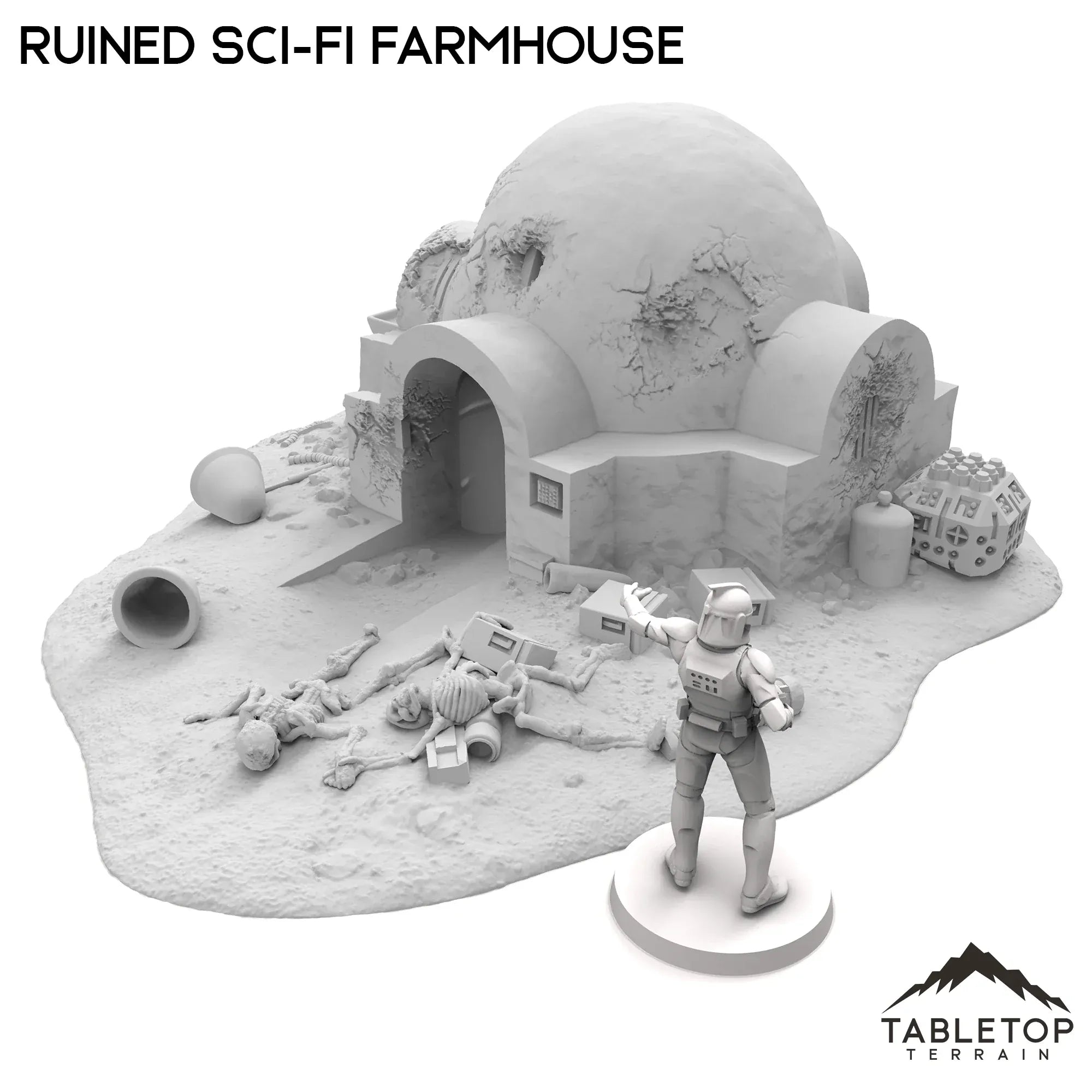 Ruined Sci-Fi Farmhouse