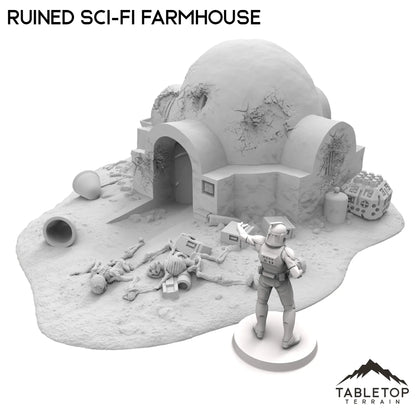 Ruined Sci-Fi Farmhouse