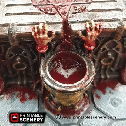 Sacrificial Altar - Demon Fantasy Terrain