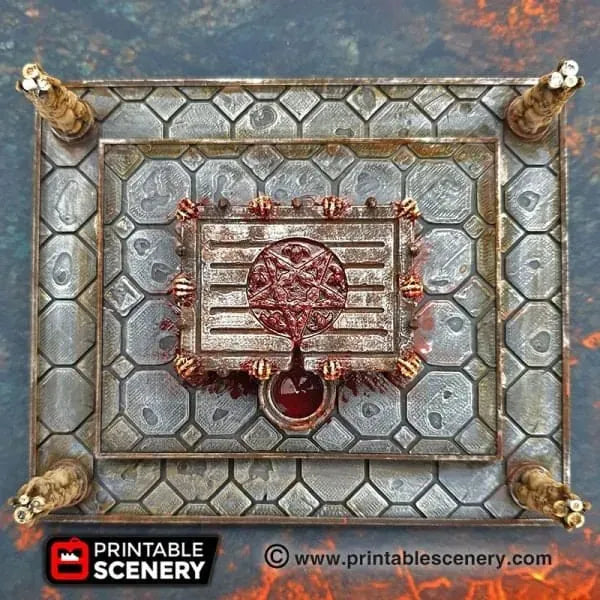 Sacrificial Altar - Demon Fantasy Terrain