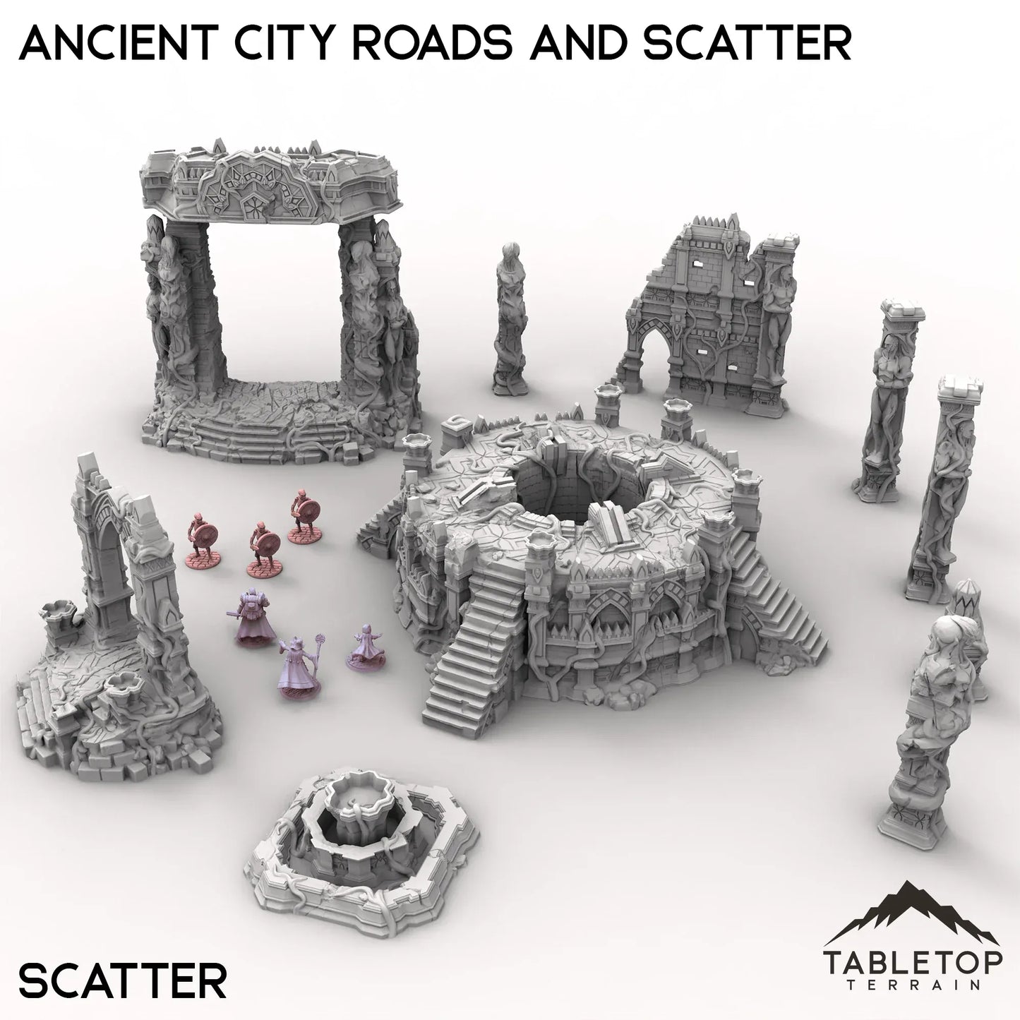Ancient City Roads and Scatter