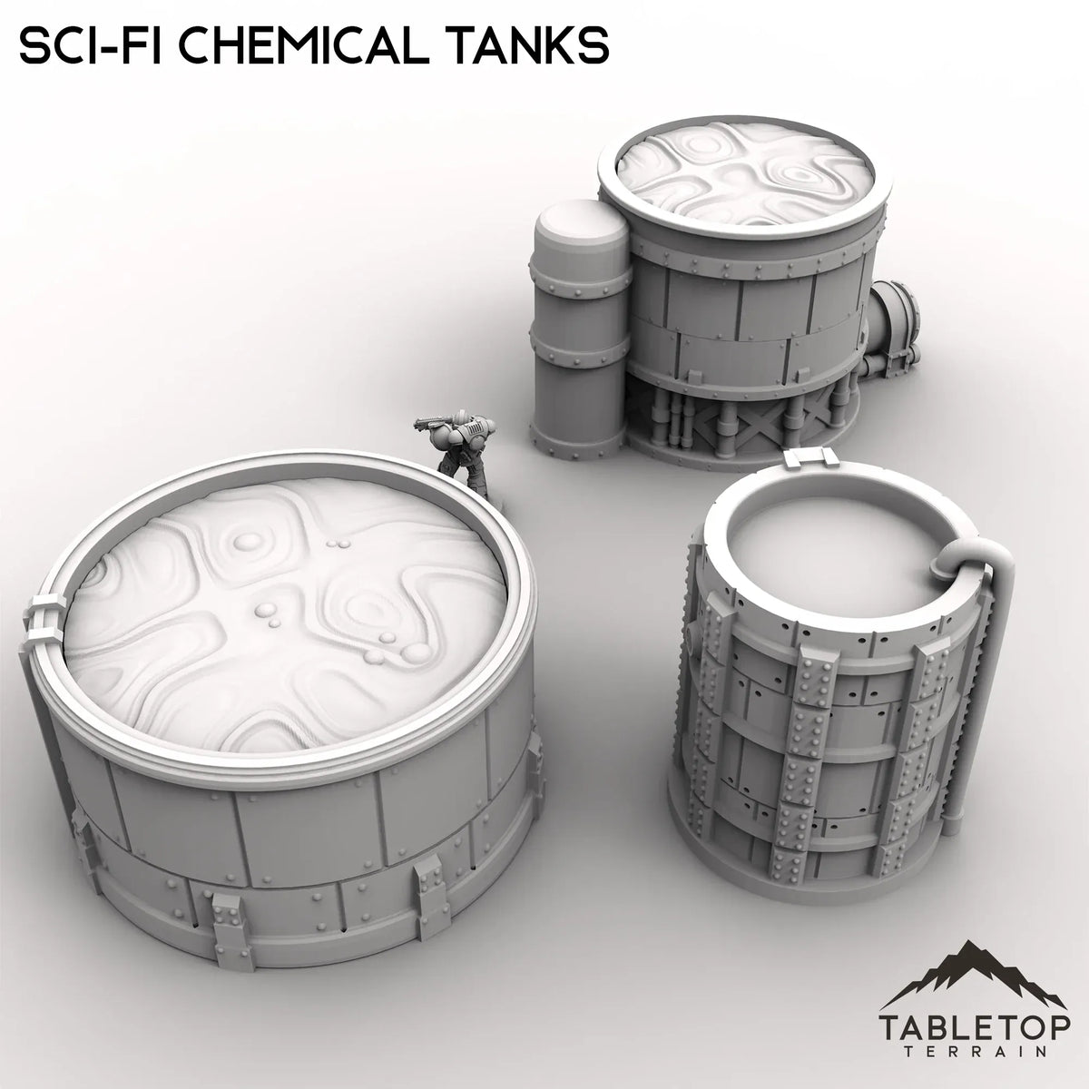 Sci-Fi Chemical Tanks