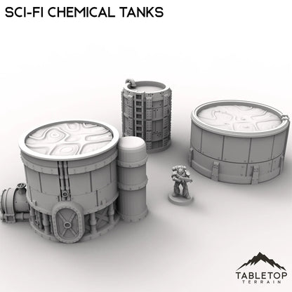 Sci-Fi Chemical Tanks