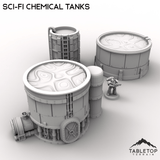 Sci-Fi Chemical Tanks