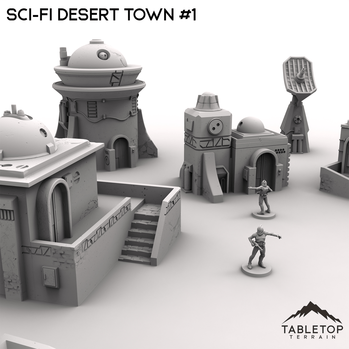 Sci-Fi Desert Town #1