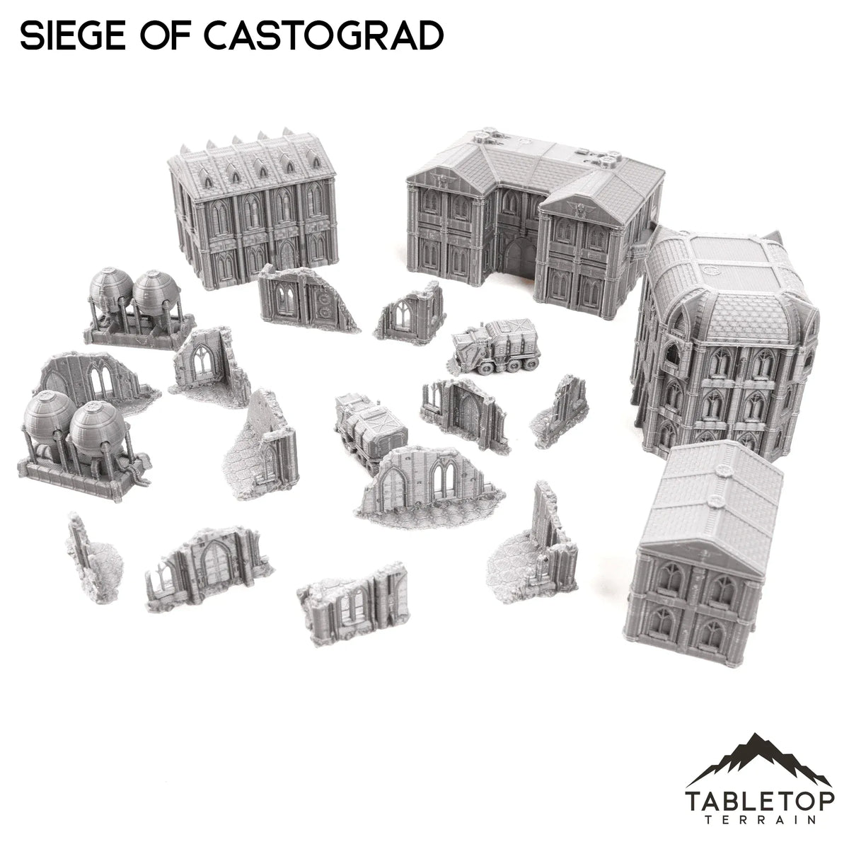 Siege of Castograd 8mm Small Scale Terrain Pack